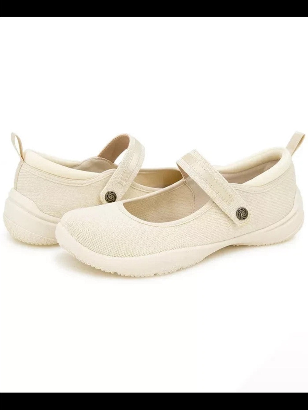 NIB J Sport Melody Cream Mary
Jane Comfort Flats Shoes Size 9